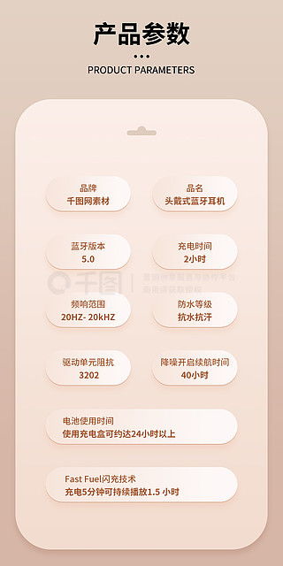 產(chǎn)品參數(shù)淘寶模板免費下載 產(chǎn)品參數(shù)海報圖片 千圖網(wǎng)淘寶店鋪裝修
